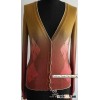 Fashion Women Dip Dye Cardigan Sweater