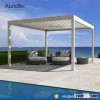 Waterproof Sun Louvres Aluminium Pergola Awning