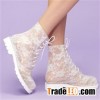 Lace Rain Boots