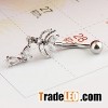 Hot Sale Fashion Alloy Zircon Body Piercing Jewelry - Earrin