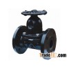 BS weir patterm fluorine plastic lined diaphragm valve
