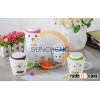 10oz new bone china mug with lovely silicon lid
