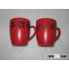 9oz stoneware coffee mug with silk printing