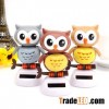 Solar Powered Dancing Owl-Brown   (Colors may vary)
