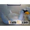 inflatable swan rider
