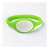 Silicone bracelet wristband with PVC dial plate