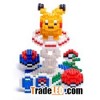 Cheap DIY LEGO type diamond block of Monster Go Pikachu
