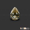 Pear Light yellow Moissanite