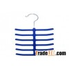 space-saving flocked tie Scarf hanger