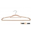 flocked Suit Hanger with bar notches