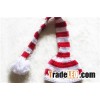100% Cotton Handmade Crochet Christmas Hat for Girls