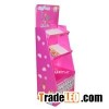 3 Tiers Puddy Cardboard Display for Kid Toys, Floor Display Stand