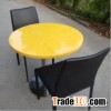Glacier white 2 seater solid surface table top
