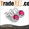 Fashion Jewelry sterling silver Rhinestone Stud Earrings
