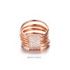 925 sterling silver,plating 18k gold,cubic zirconia