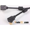 cable HDMI 90deg molding type