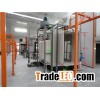 two position powder paint booth in powder coating line
