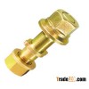 High Tensile Golden Plated Nissan Wheel Bolt