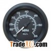 Utrema Black Marine Mechanical Speedometer 3-3/8"
