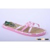 Women straw mat Flip Flop