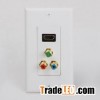 HDMI WALL PLATE(single port+3*RCA)