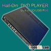 Car Half-DIN In-Dash DIVX/MP3/CD/DVD Player+USB/SD Slot