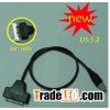 USB2.0 TO Serial ATA SATA7+9 cable(USB2.