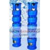 Submersible borehole pump