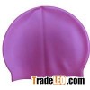 High Quality Solid Color Silicone Molded Swim Caps For Competition
