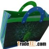 Hot 3D+ Glitter Peacock Printing Paper Bag