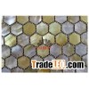 hexagon sea shell salb mosaic board