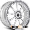Hyper Silver Center 2 Piece Forged Wheels