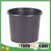 2 Gallon Black Garden Flower Planters, Black Flower Pot