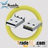 right angle smd smt male micro usb a type connector 4 pin