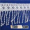Fringe Pearl Lace Trimming Vintage Wedding Bridal Tassel Chiffon Ribbon Craft