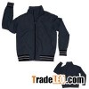 YJ-3004 Dark Grey Black Microfiber Sports Sporty Sport Jacket For Men