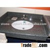 Black granite vanity tops
