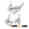 Modern Fashion Stainless Steel Couple Pendant