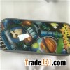 Space Wap Clear PVC Double Layers Pencil Case Bag