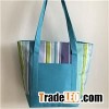 Easily Taken Multi-stripes Blue Lunch Bag