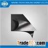 Reinforced Graphite Sheet With Tanged Metal