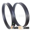 26er Fat Bike Carbon Fiber Rims| 80mm Width 25mm Depth |Tubless Compatible Clincher|650g |Double Wal