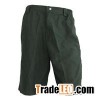 55% Linen 45% Cotton Solid Color Walking Shorts
