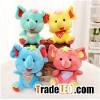 New Arrival Promotional Multisize Pink Pig Plush Toys Stuffed Pig Family Baby Toys