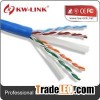 250FT Solid CAT6E CM 550-Mhz, High-Performance 23-AWG Copper Bulk Cable, Blue