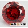 Orange red Cubic Zirconia