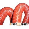 Silicone coated glass fiber duct