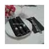 Custom Black Logo Napkins, Black Paper Napkins