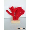 Red resin coral