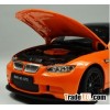 scale 1:18 Orange toy diecast model car M3 GTS high quality